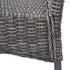 Swen Studio -  Dining Chairs 6 pcs Brown Kubu Rattan and Mango Wood (3x246655)